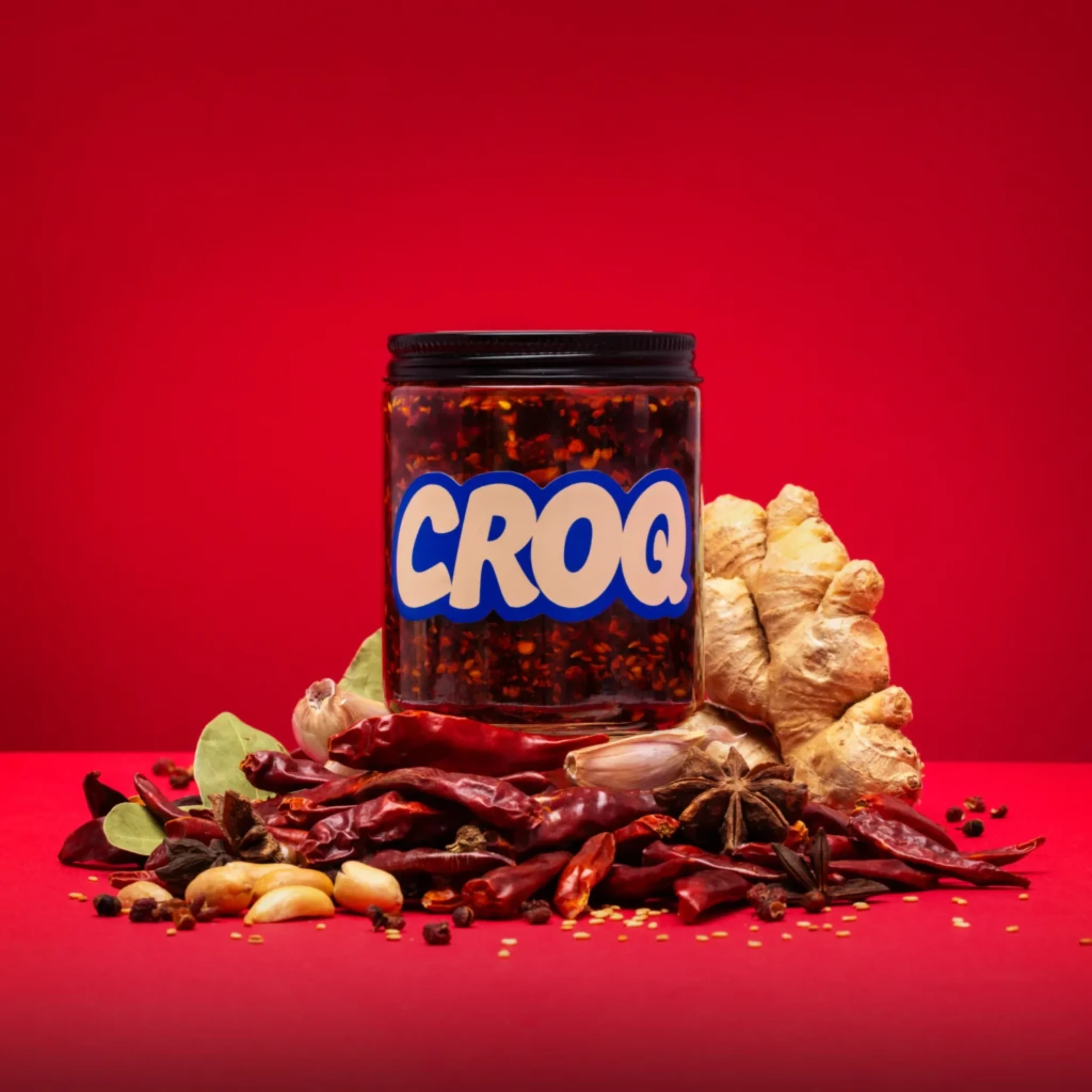 CROQ CRISPY CHILI MONTREAL GARLIC CHILI CRISP